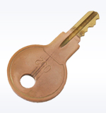 how to do electrolysis of water experiment a copper-plated brass key
