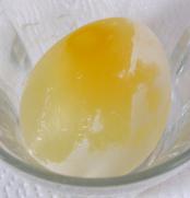 Decalcified egg