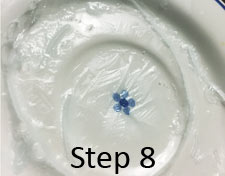 View ice crystals when the bubble pops