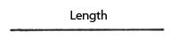 Measuring in one dimension: length