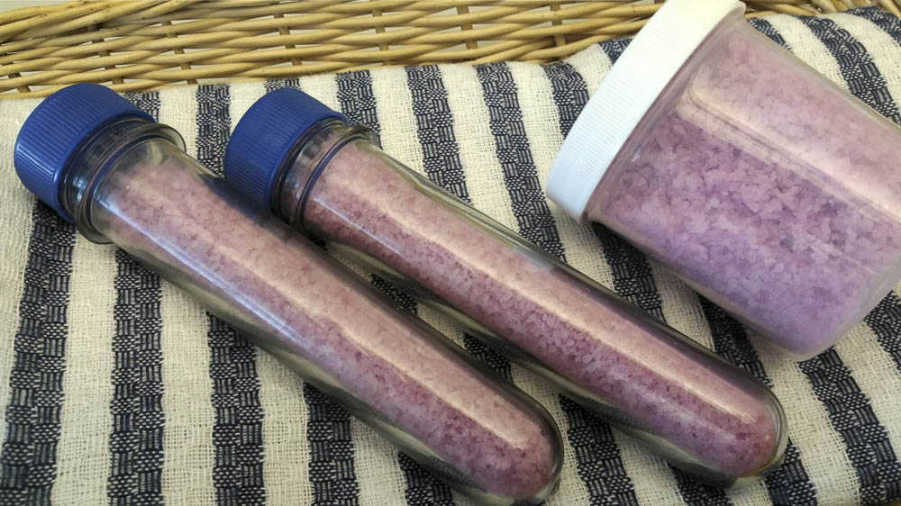 homemade bath salts teach about hard water and osmosis