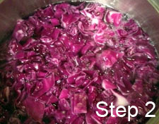 boil red cabbage