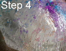 Make an ice painting