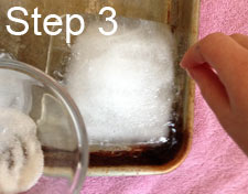 Using salt to melt ice