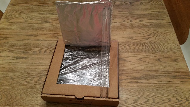 empty solar oven